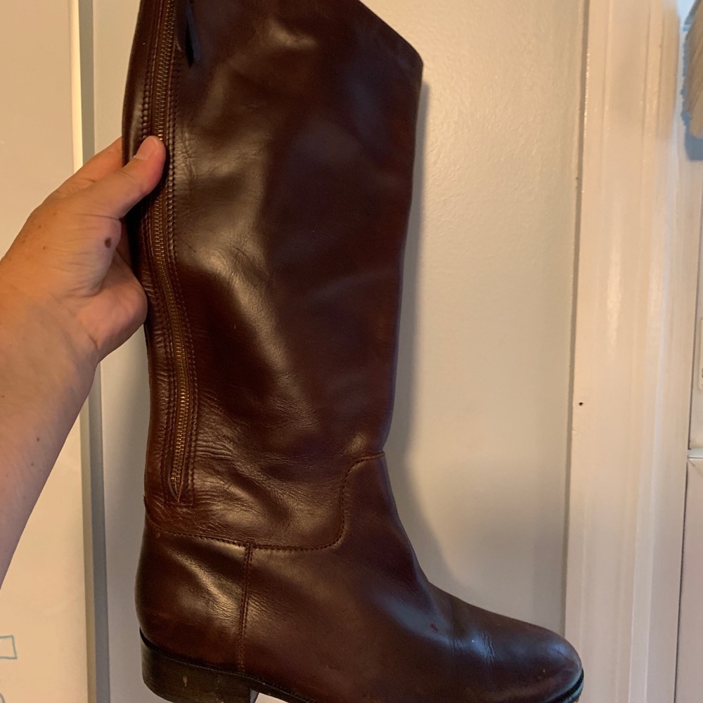 zip back ‘english riding boots’